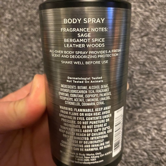 2 Men’s Collection Bath & Body Works Body Spray Graphite & Clean Slate Scents - Picture 4 of 8